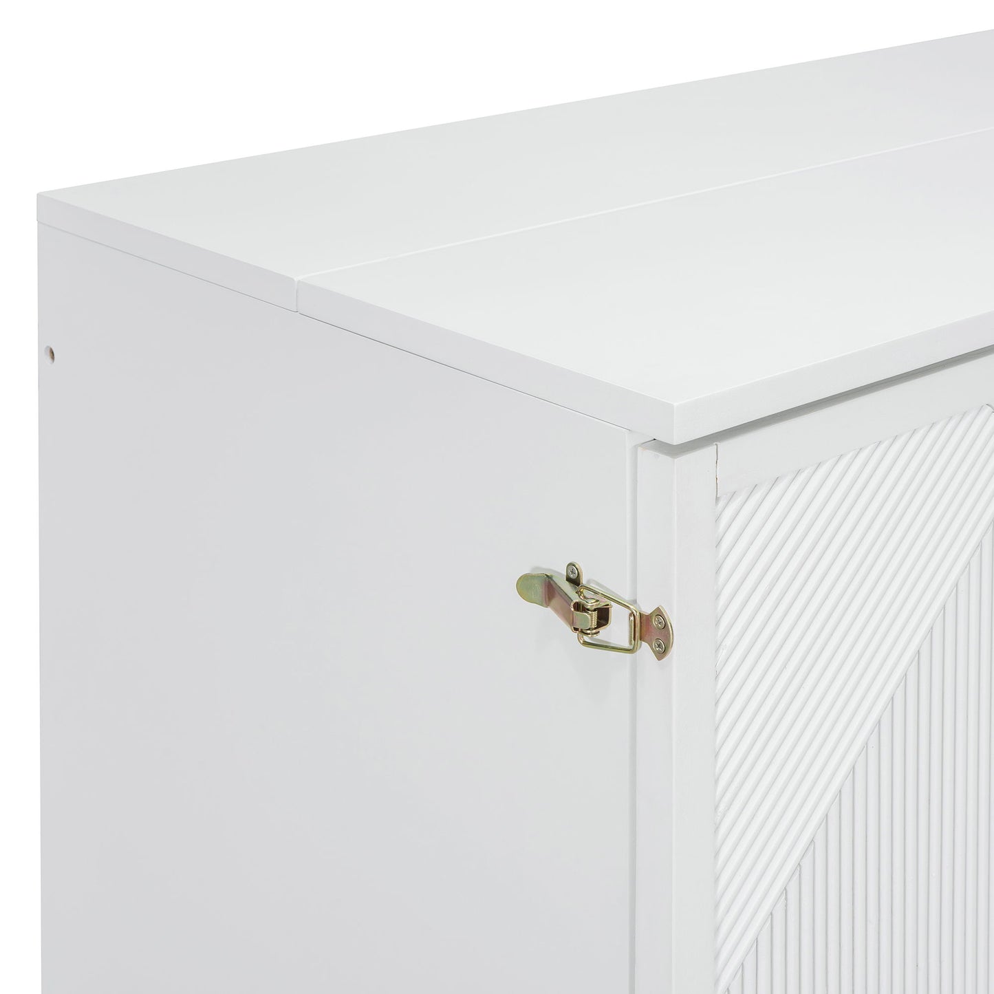 Full Size Murphy Bed With Large Drawer, USB Ports And Outlets - White