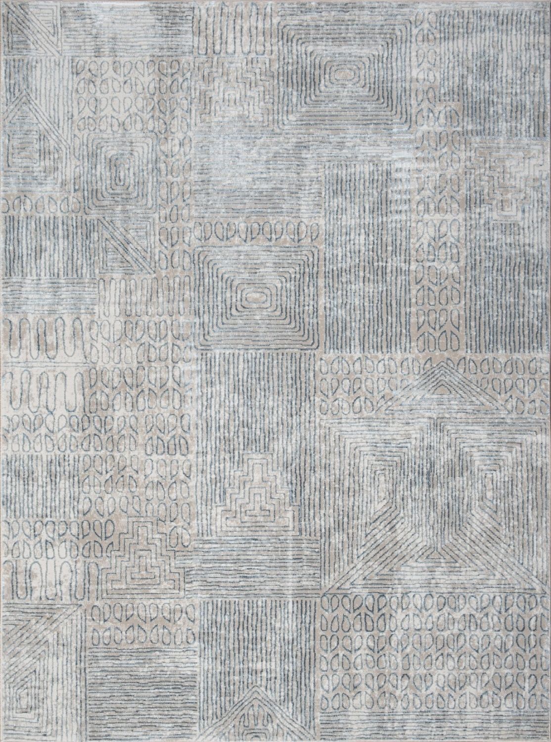 Elegance - 7'10" X 10'3" Area Rug - Blue