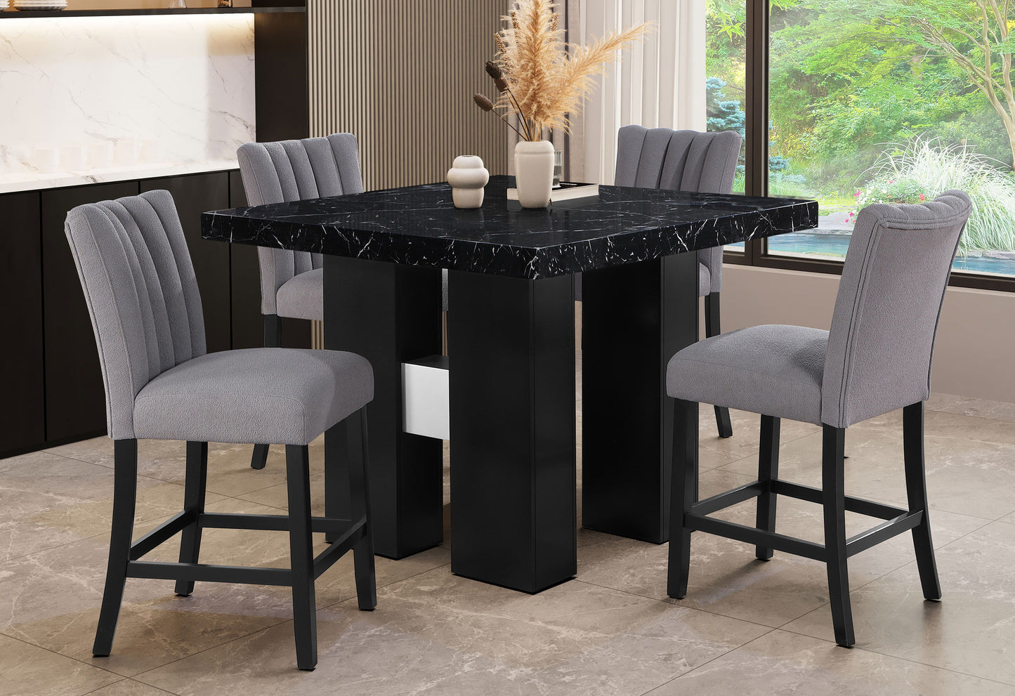 Mikha - Bar Table - Black