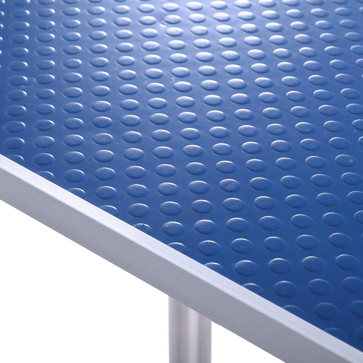 Large Grooming Table For Pet Dog And Cat With Adjustable Arm And Clamps Large Heavy Duty Animal Grooming Table - Blue