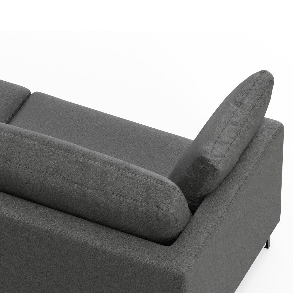 Ava - Mid Century Sofa - Dark Gray