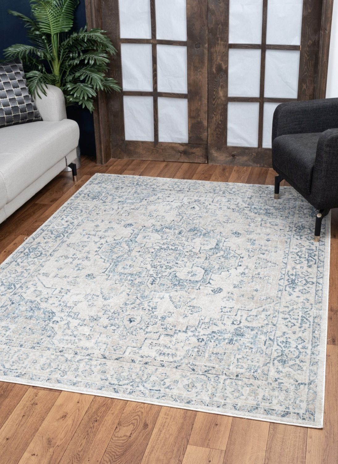 Noble - 7'10" X 10'3" Area Rug - Beige