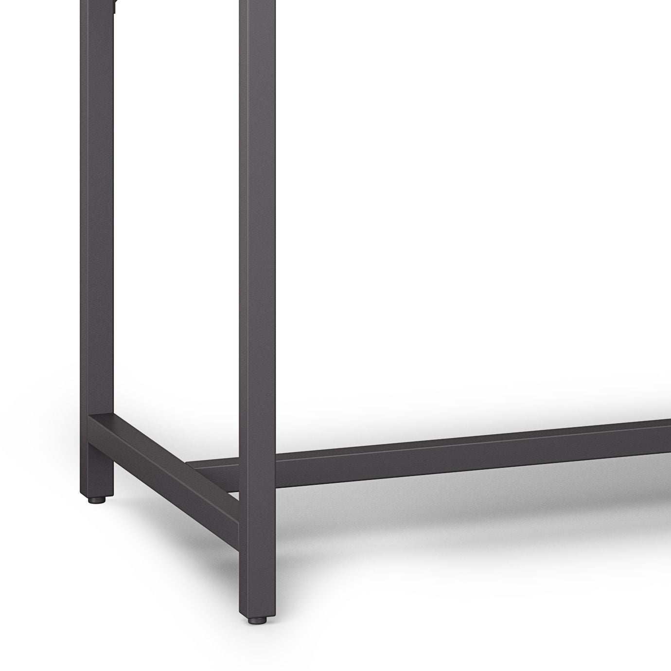 Banting - Mid Century Wide Desk - Distressed Gray
