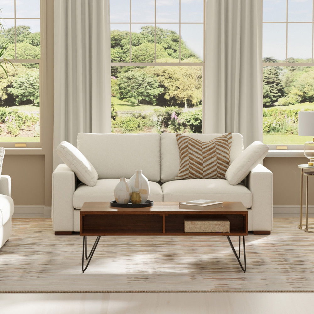 Charlie - Deep Seater Sofa - Cream