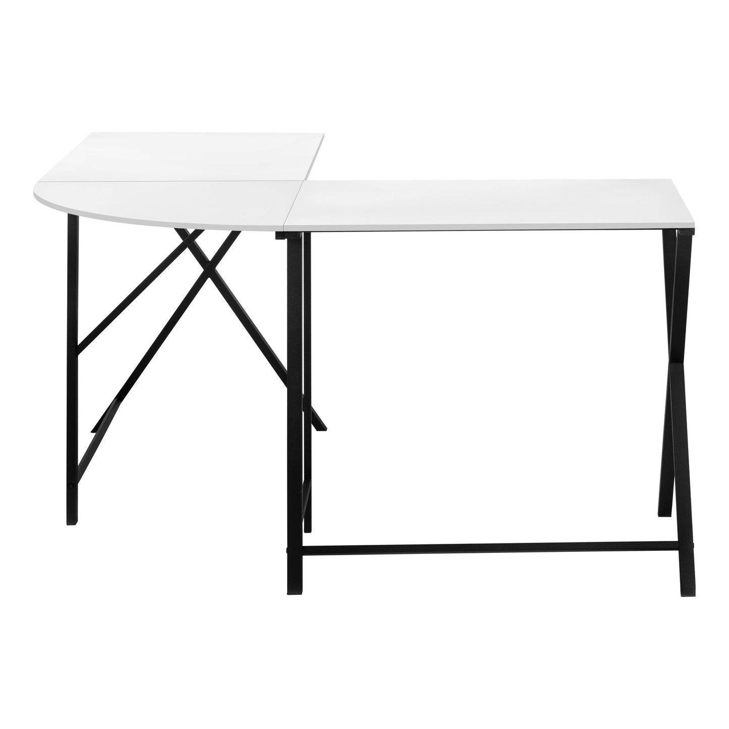 Computer Desk, Home Office, Corner, L Shape, Contemporary & Modern - White