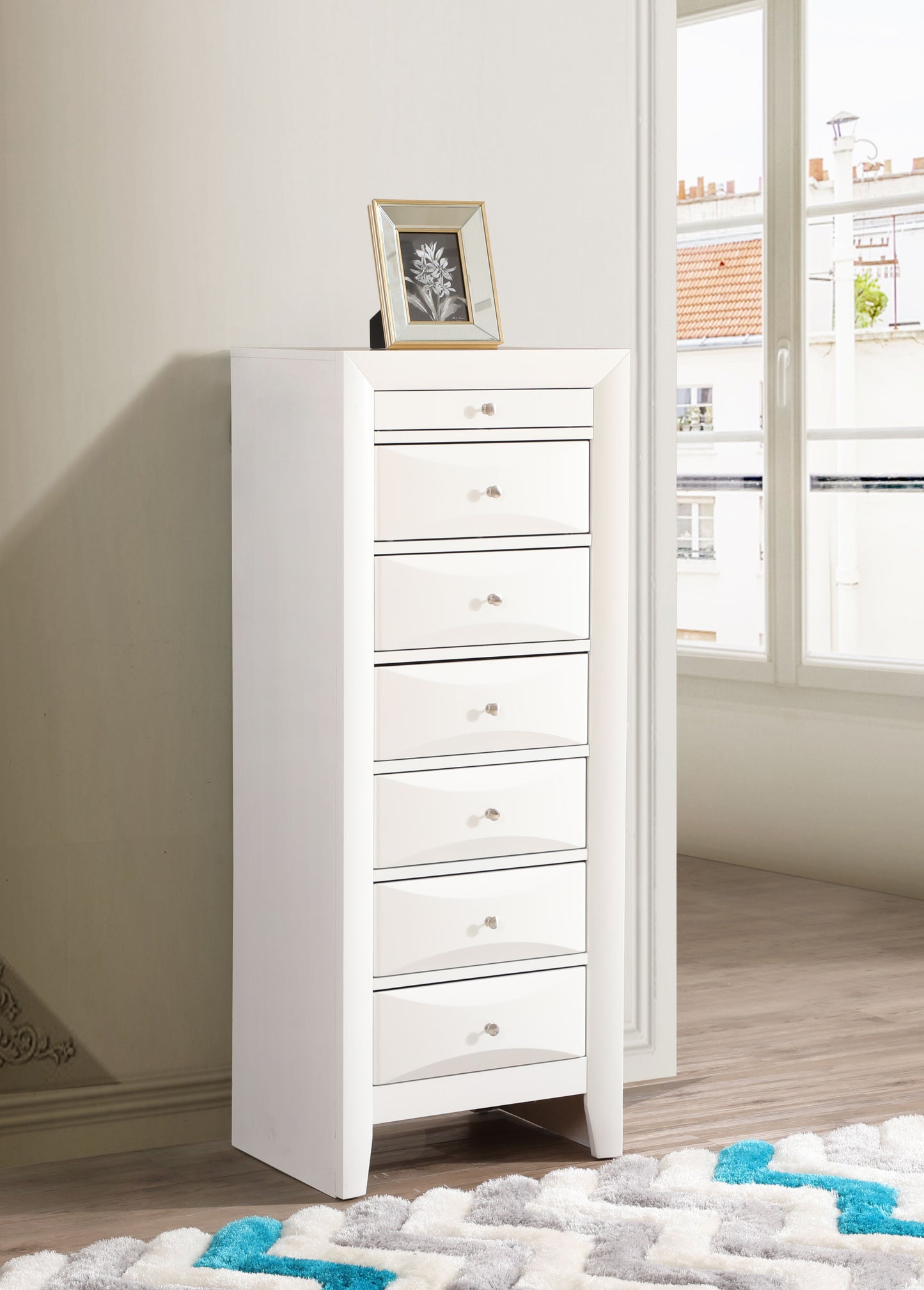 Marilla - 7 Drawer Lingerie Chest - White