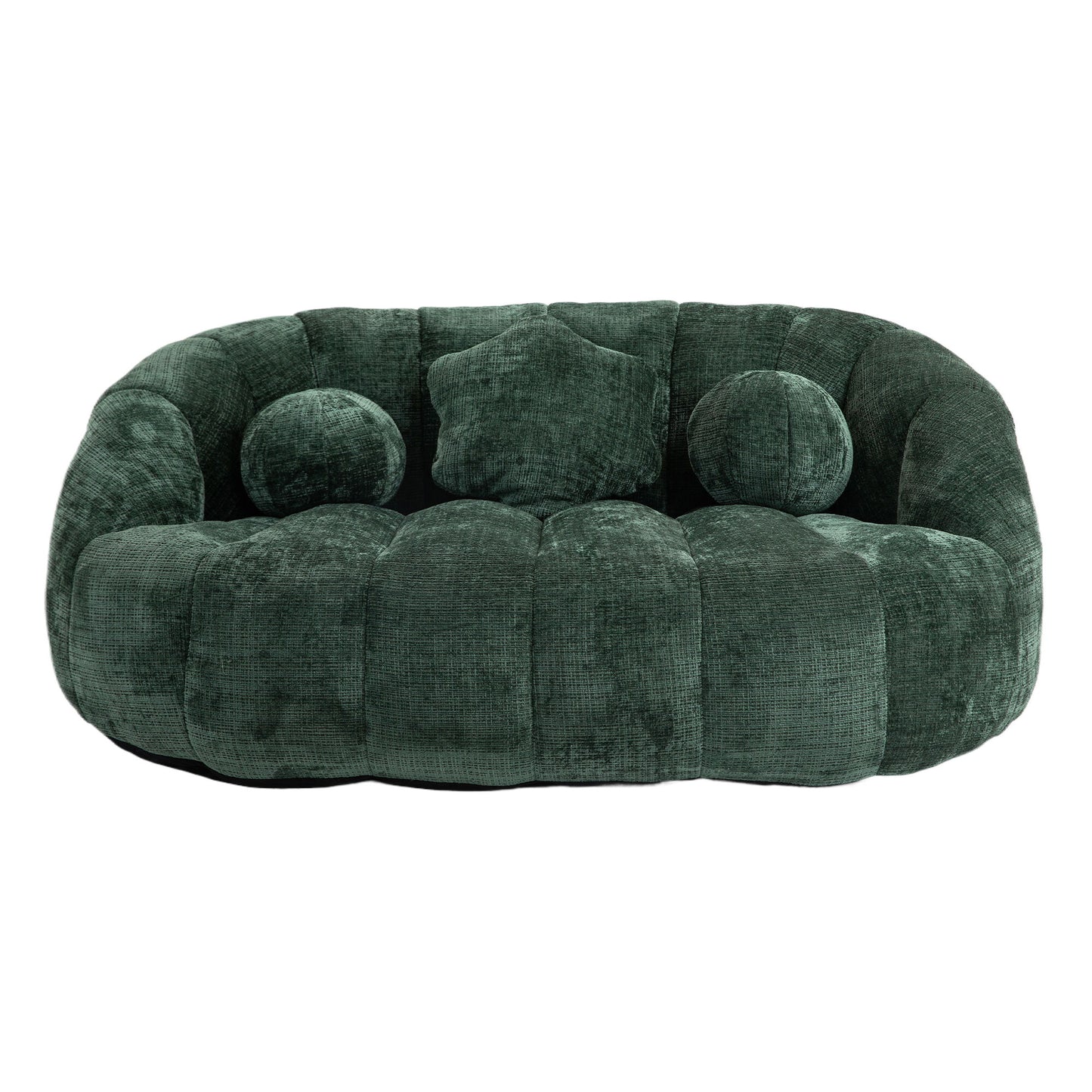 Bean Bag Sofa Lazy Sofa Durable Comfort Lounger High Back Bean Bag Chair Couch For Adults And Kids - Emerald