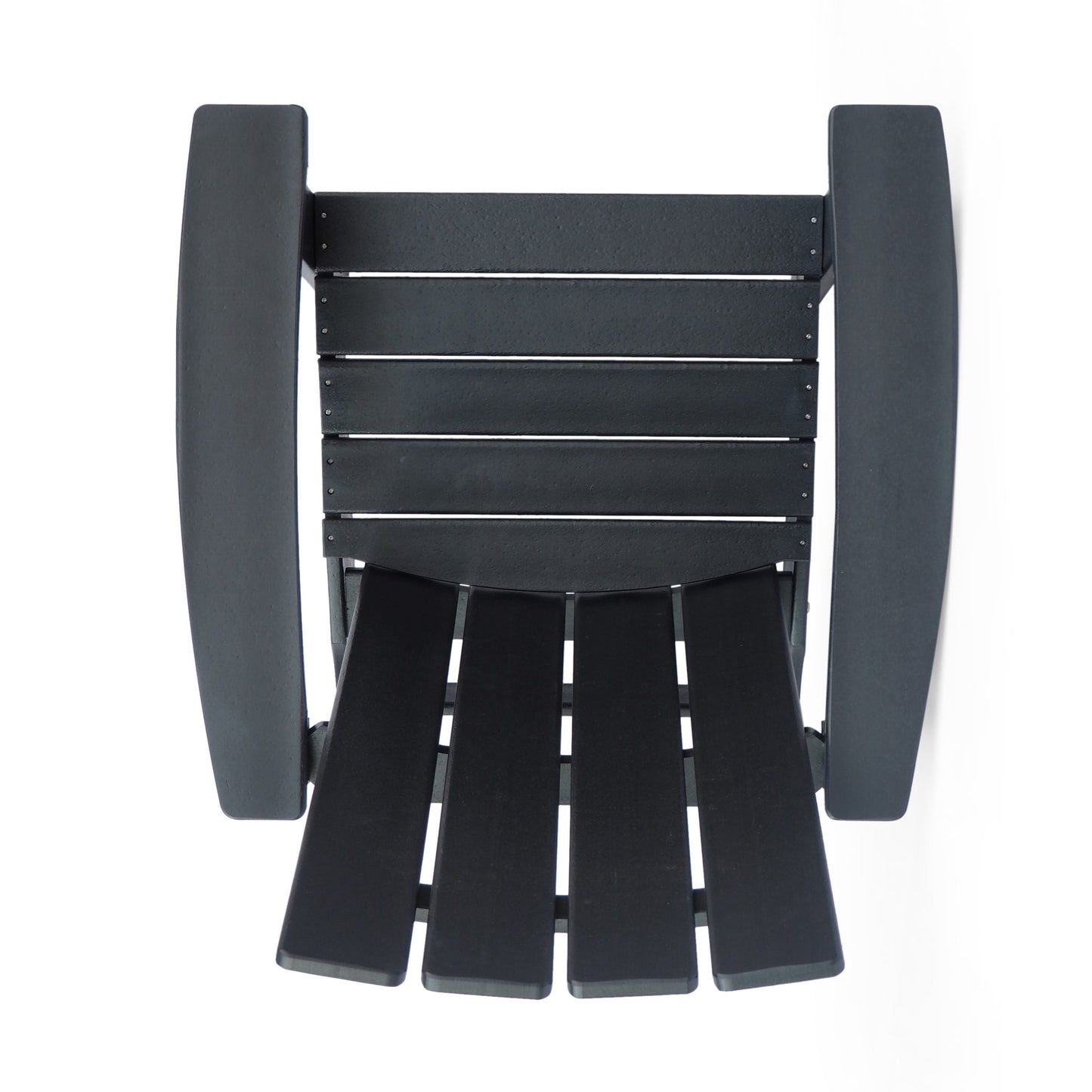 Enigmara - Outdoor High Density Resin Adirondack Chair - Black