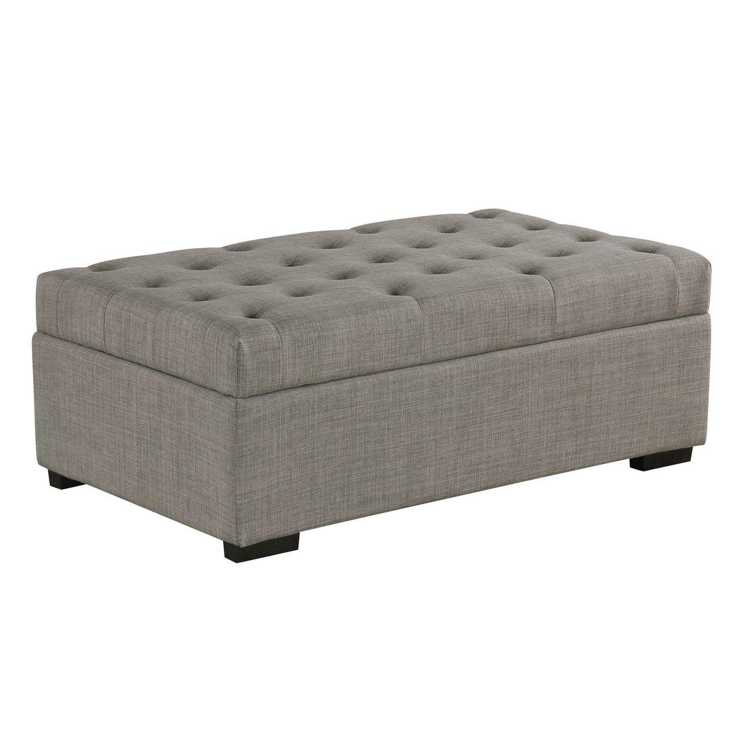 Convertible Ottoman Sleeper With Memory Mattress - Gray - Gray