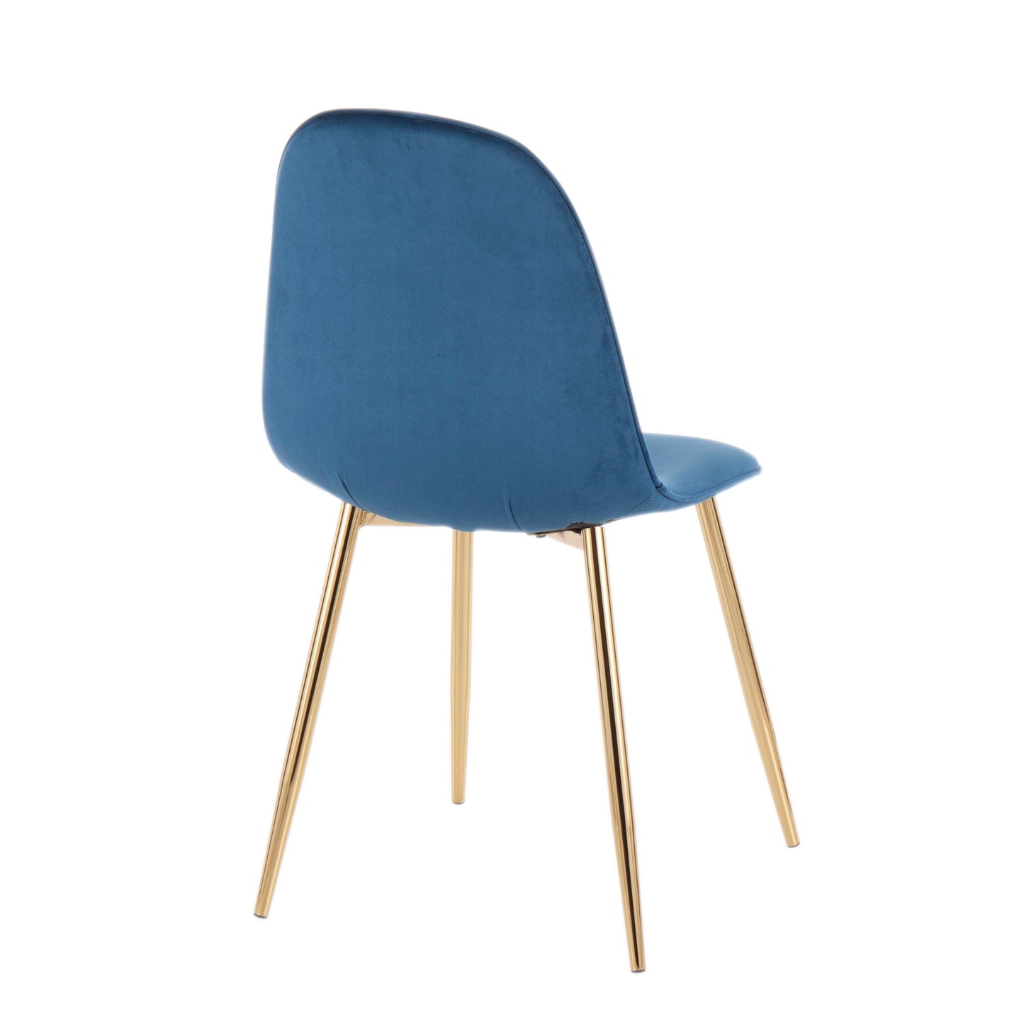 Pebble - Contemporary, Chair (Set of 2) - Gold / Blue