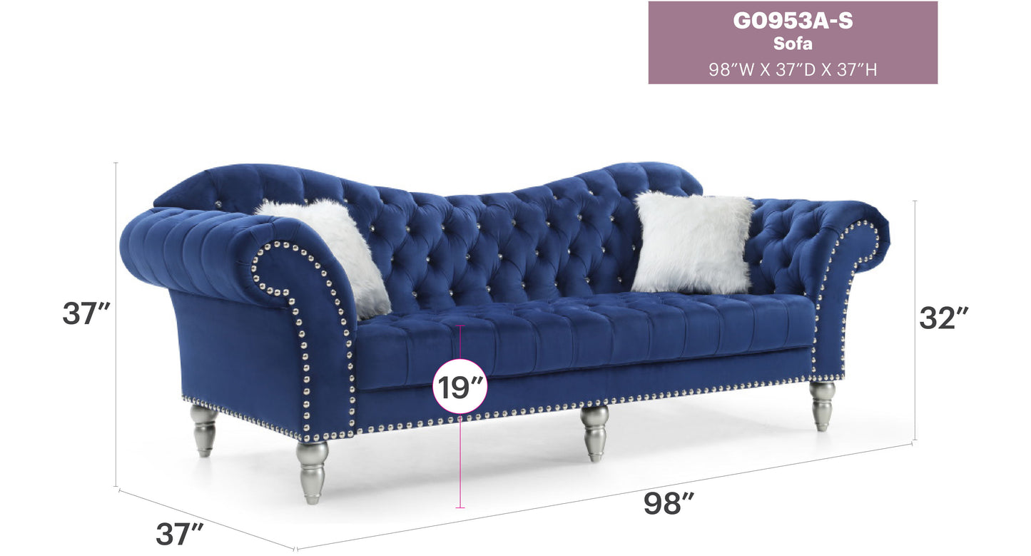 Wilshire - Sofa - Blue