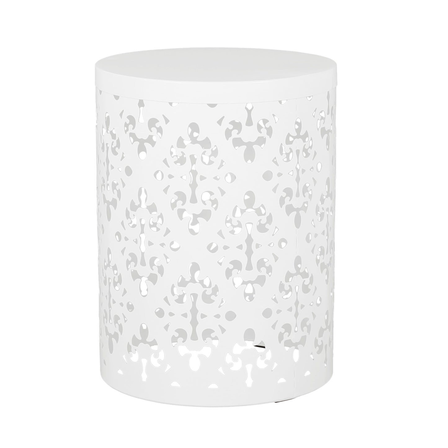 Metal (Set of 2) End Table - White
