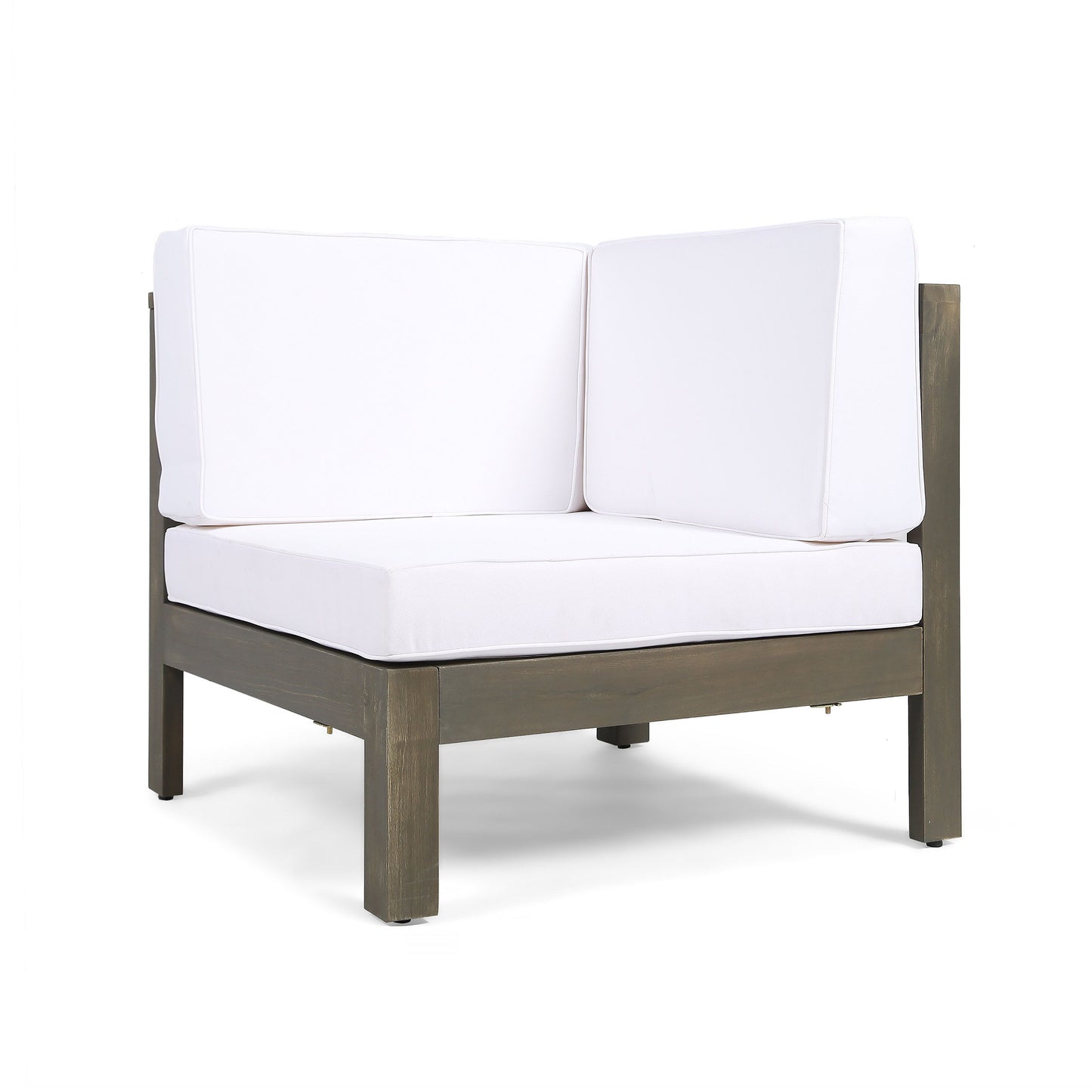 Oana - 2 Piece Loveseat Set With Cushions - White