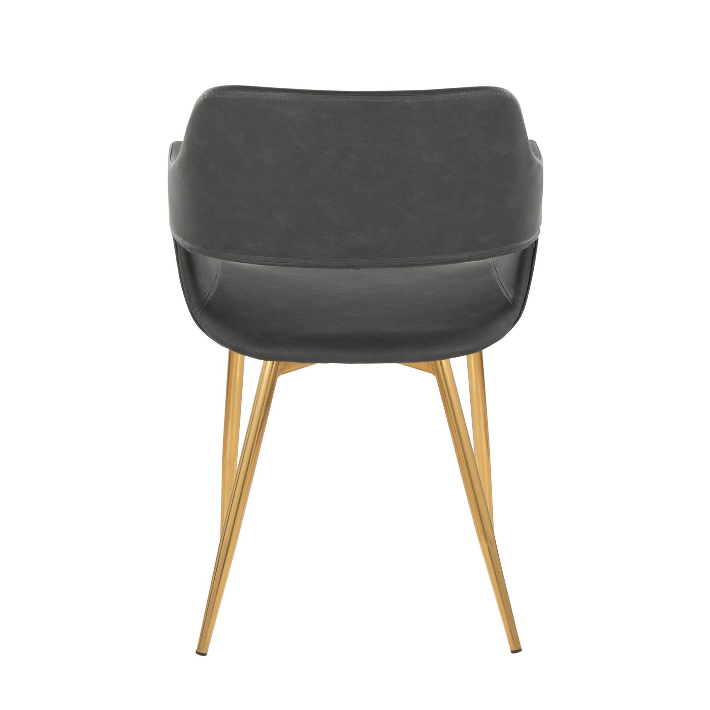 Margarite - Contemporary Dining / Chair (Set of 2) - Gold / Gray