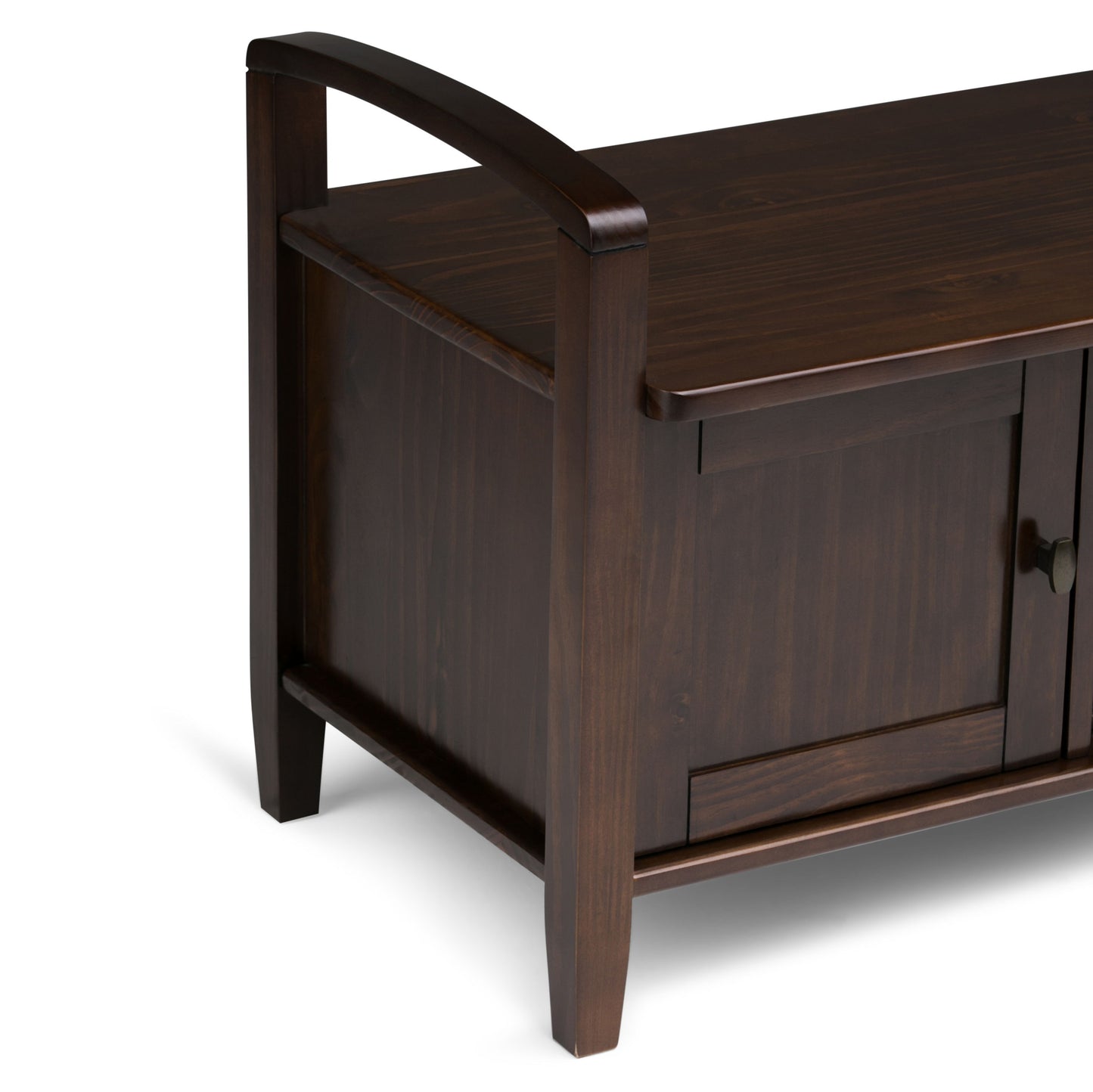 Warm Shaker - Entryway Storage Bench - Tobacco Brown