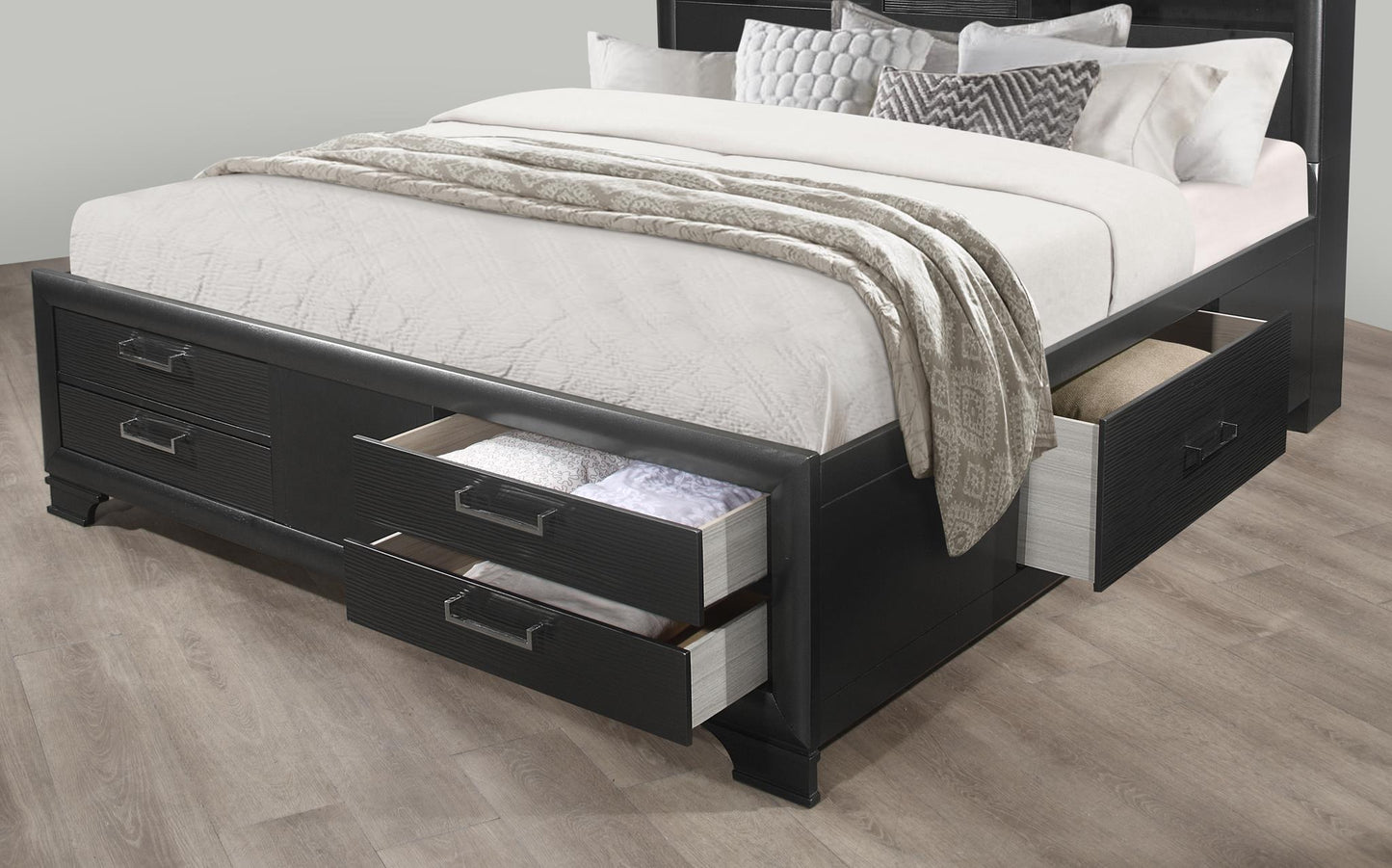 Civic - King Bed - Gray