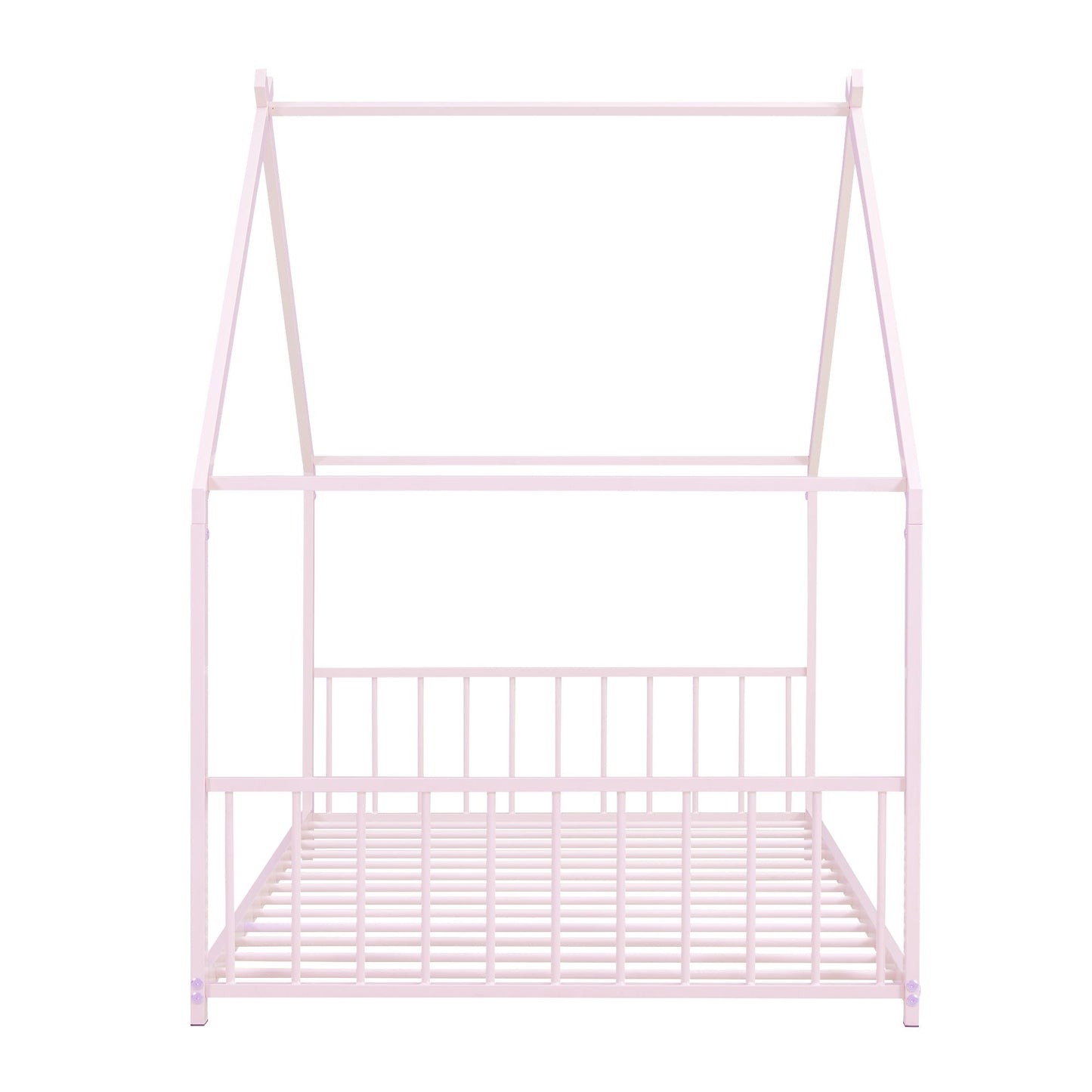 Twin Size House Bed - Pink