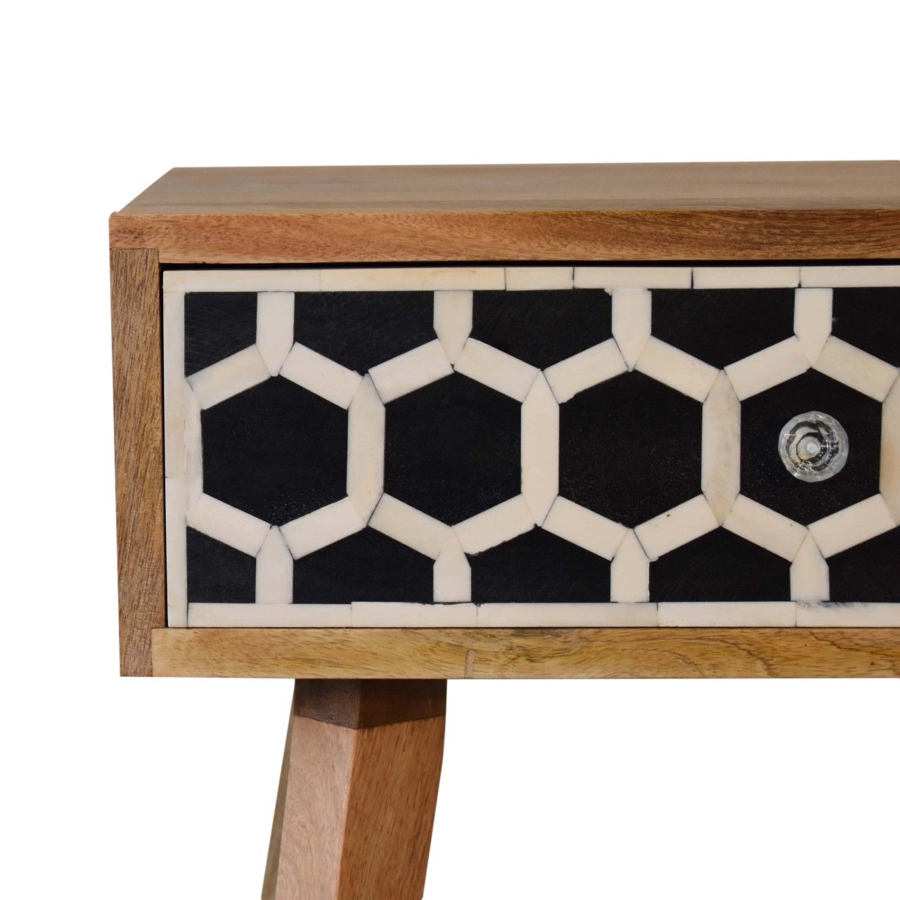 Inlay - Bone Tapered Nightstand - Oak