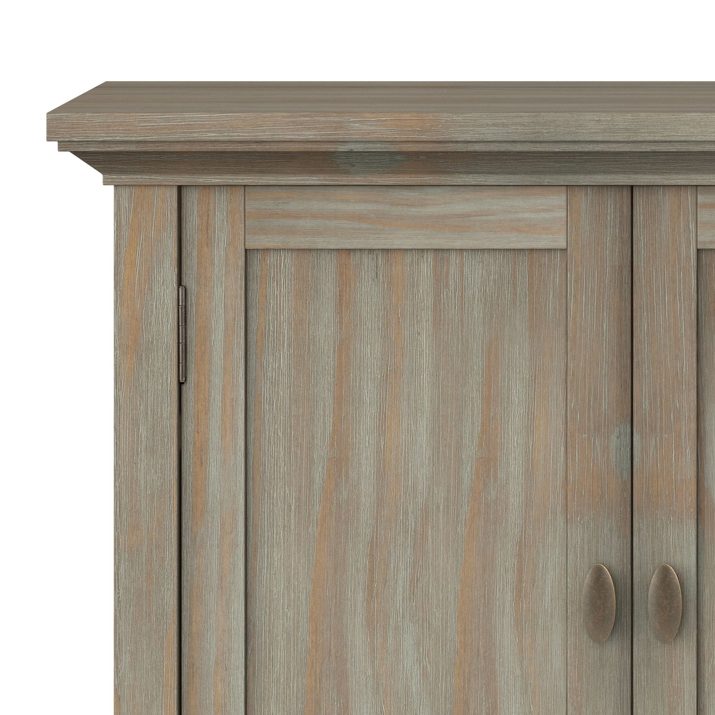 Redmond - Low Storage Cabinet - Distressed Gray