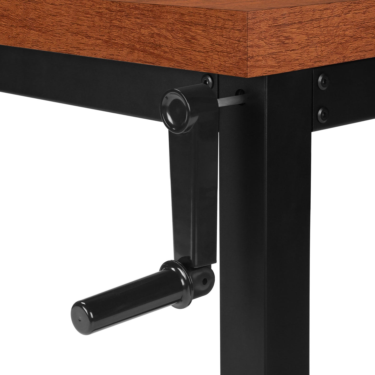 Computer Desk, Home Office, Standing, Adjustable, Laptop, Contemporary & Modern - Cherry