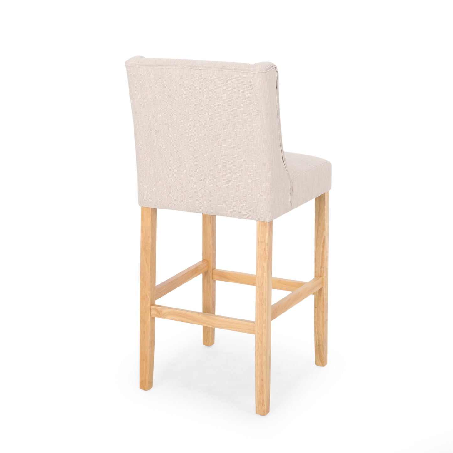 Ethereon - Fabric Tufted Counter Stool (Set of 2) - Beige