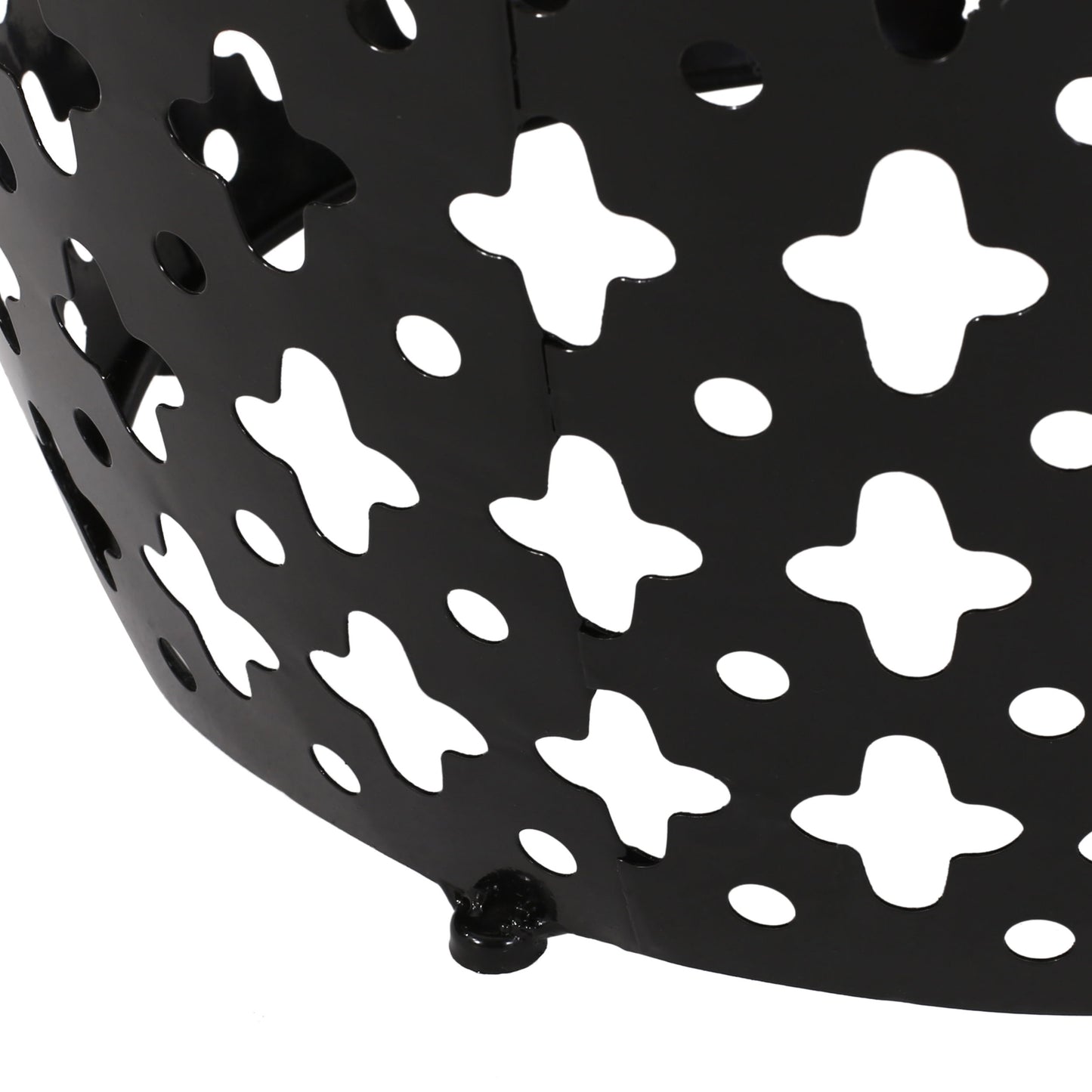 Metal End Table Large - Black