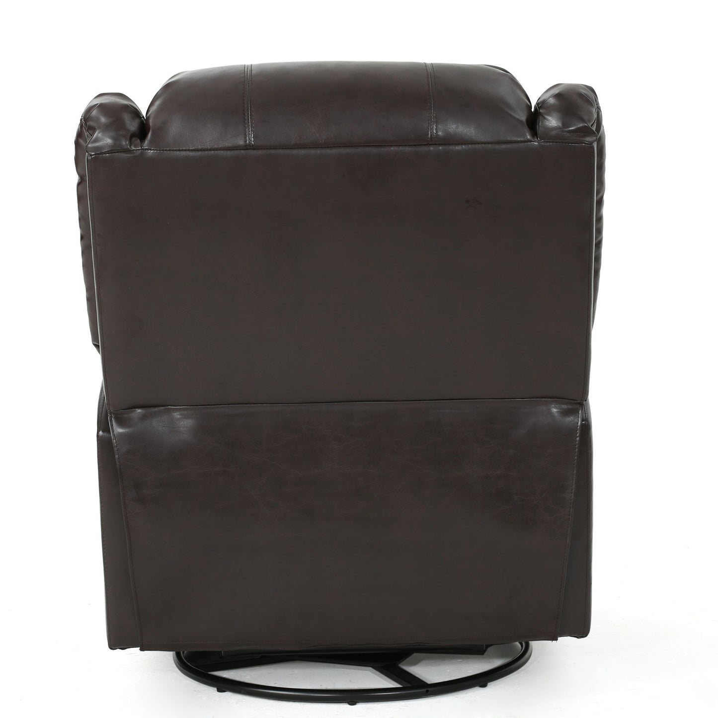 Glider Recliner With Swivel, Manual Reclining Chair - Brown