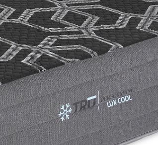 10" Twin Smooth Top Foam, Lux Firm Mattress - Black