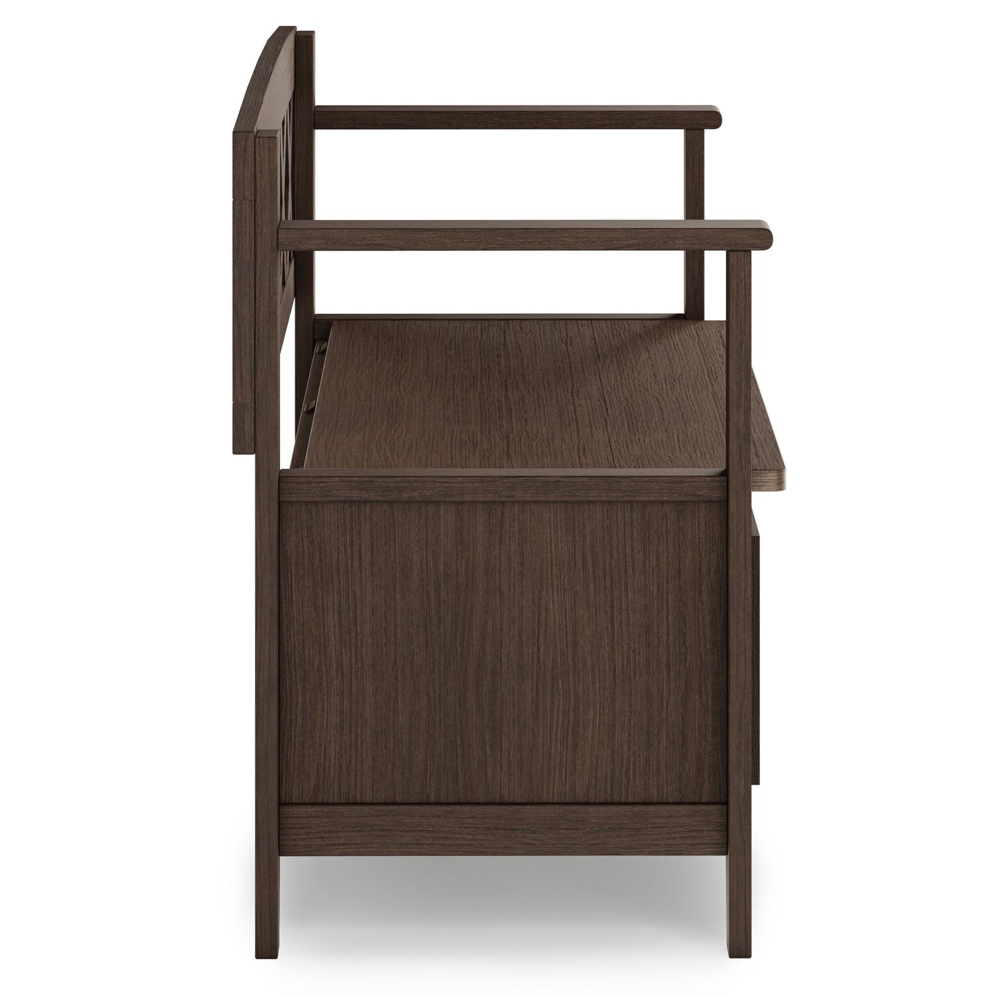 Amherst - Entryway Storage Bench - Farmhouse Brown