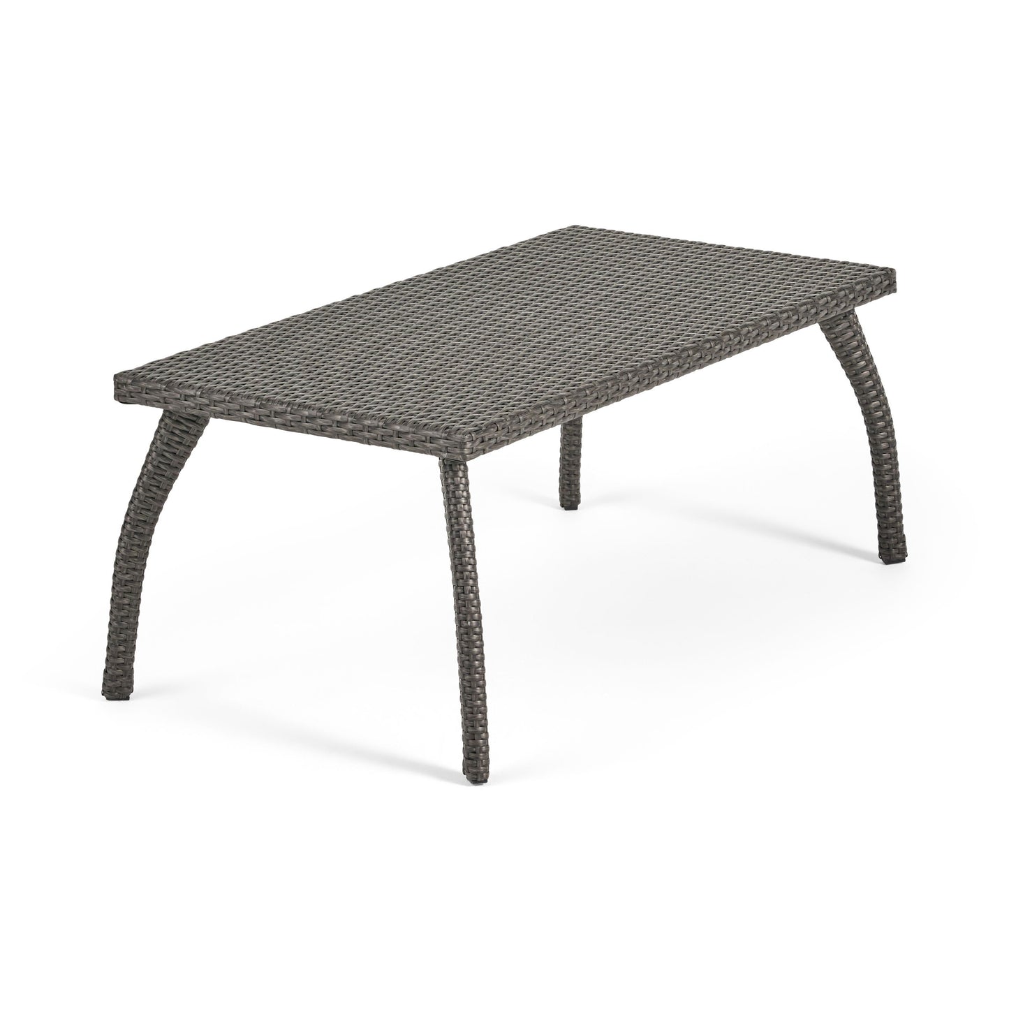 Honolulu - Modern 4 Pieces Wicker Seating Set - Gray