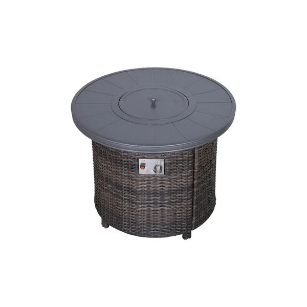 Propane Outdoor Fire Pit Table - Espresso