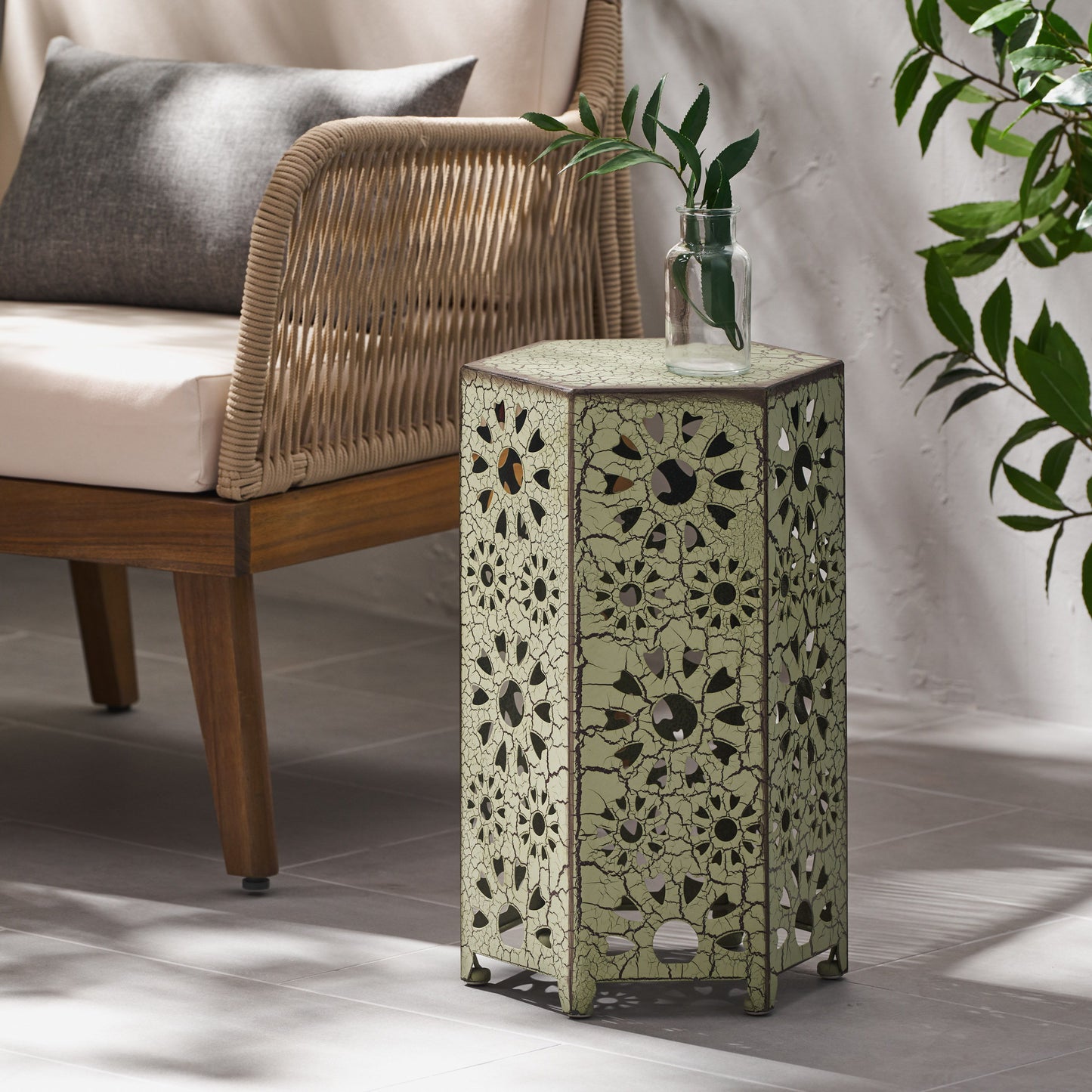 Eliana - Side Table - Green