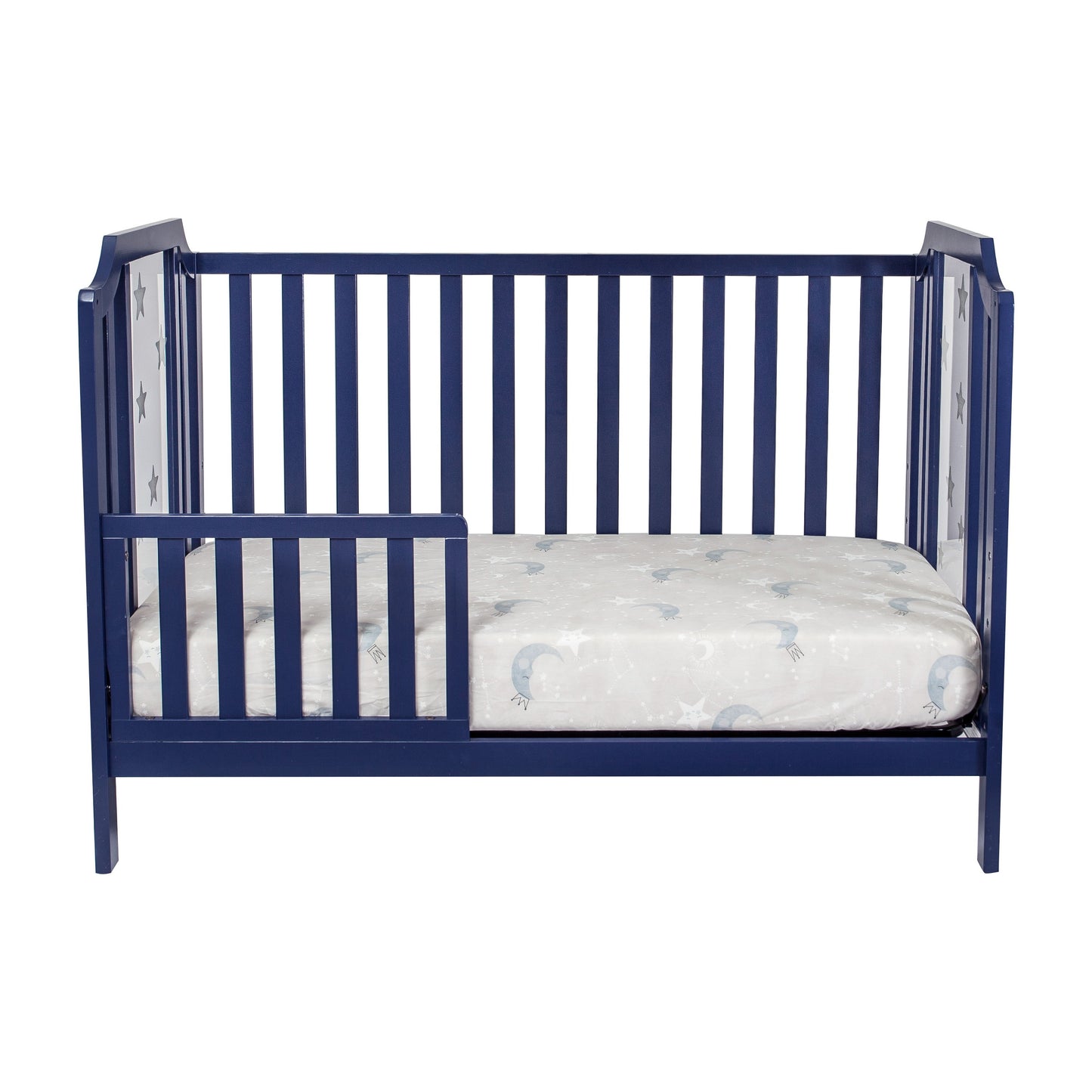 Celeste - 3 In 1 Convertible Island Crib - Navy Blue