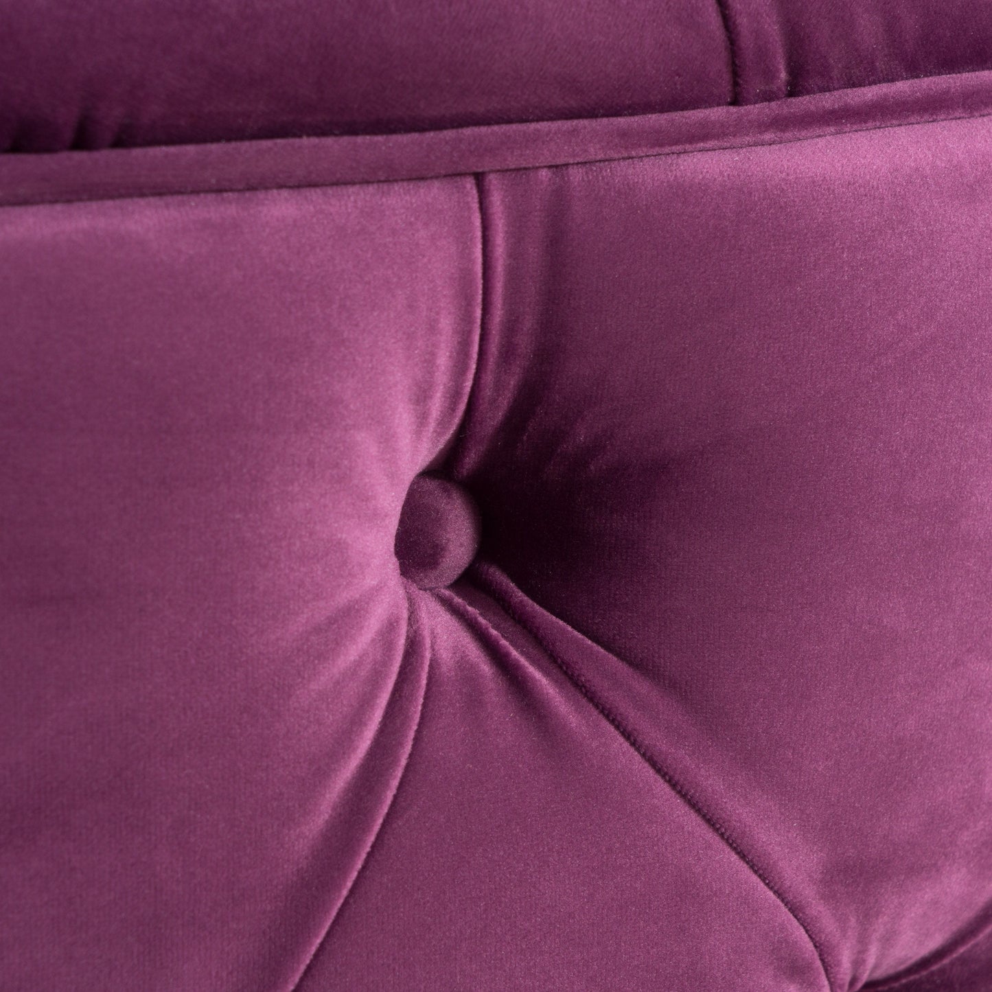Modern Glam Ottoman Velvet - Fuchsia