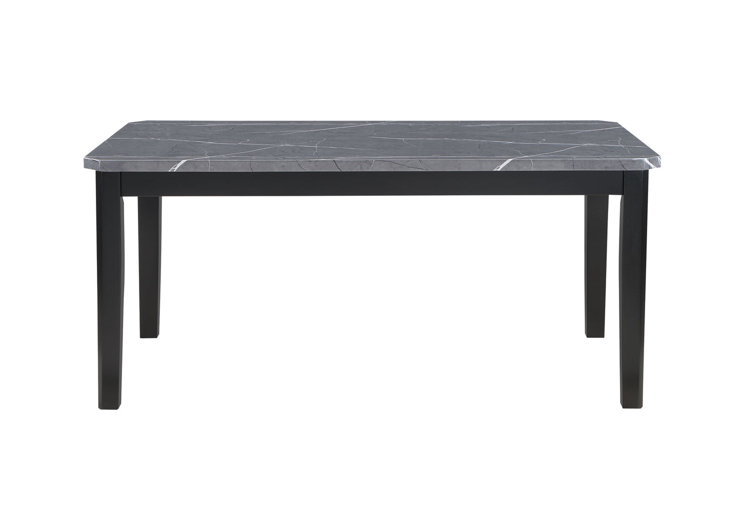 Vhong - Dining Table, 4 Chairs And Bench Set - Gray