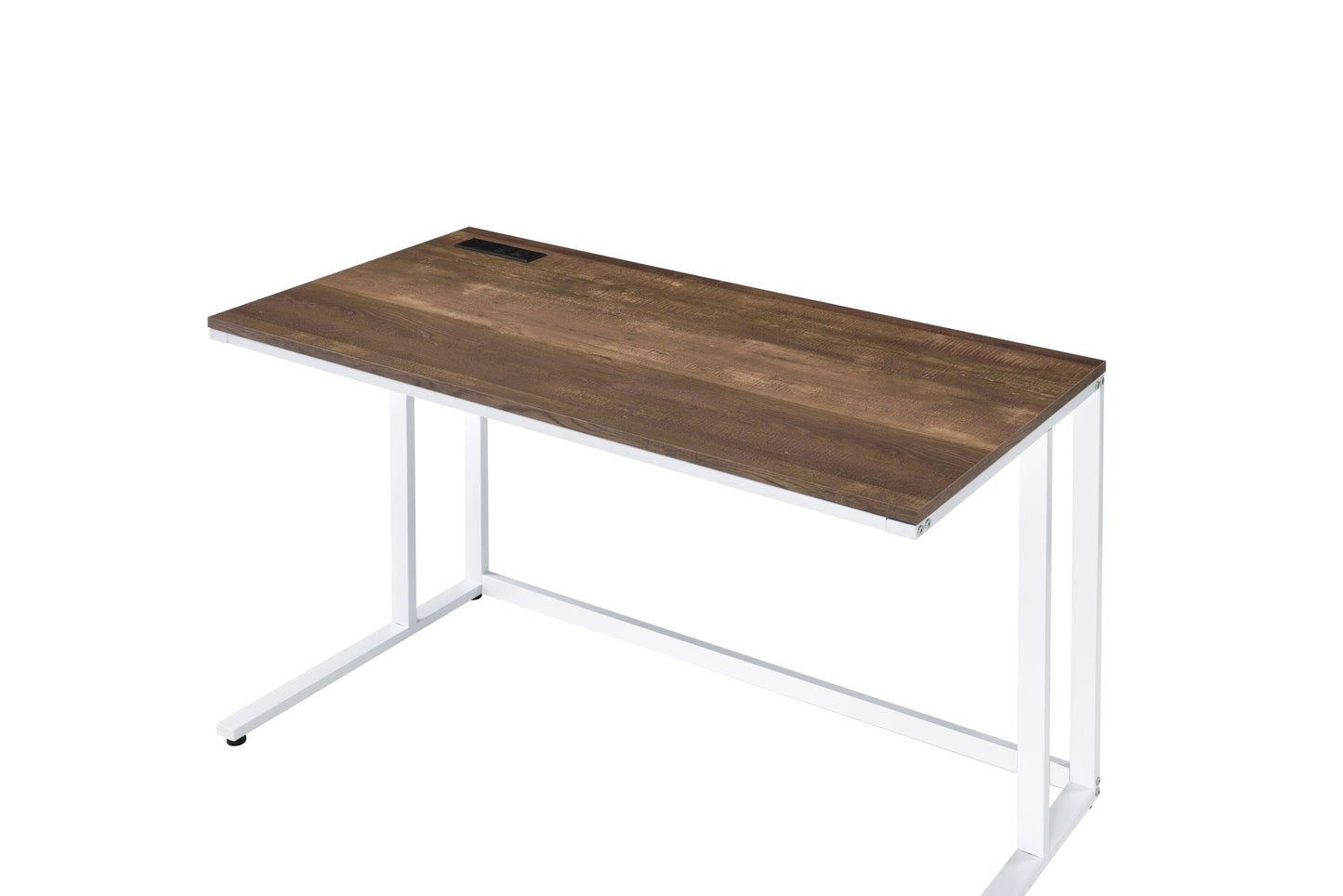 Tyrese - Writing Desk With USB - Walnut / White
