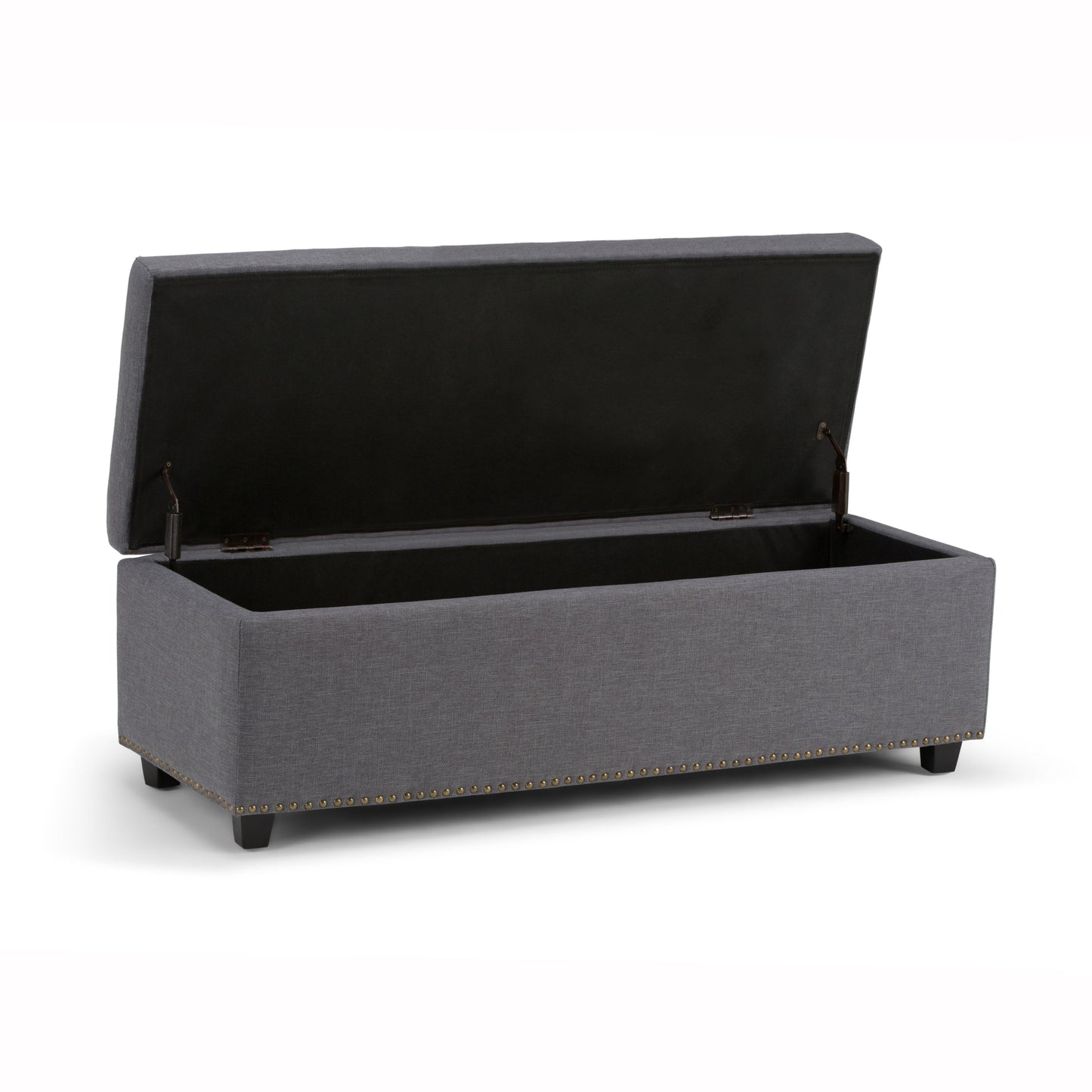 Hamilton - Storage Ottoman - Slate Gray