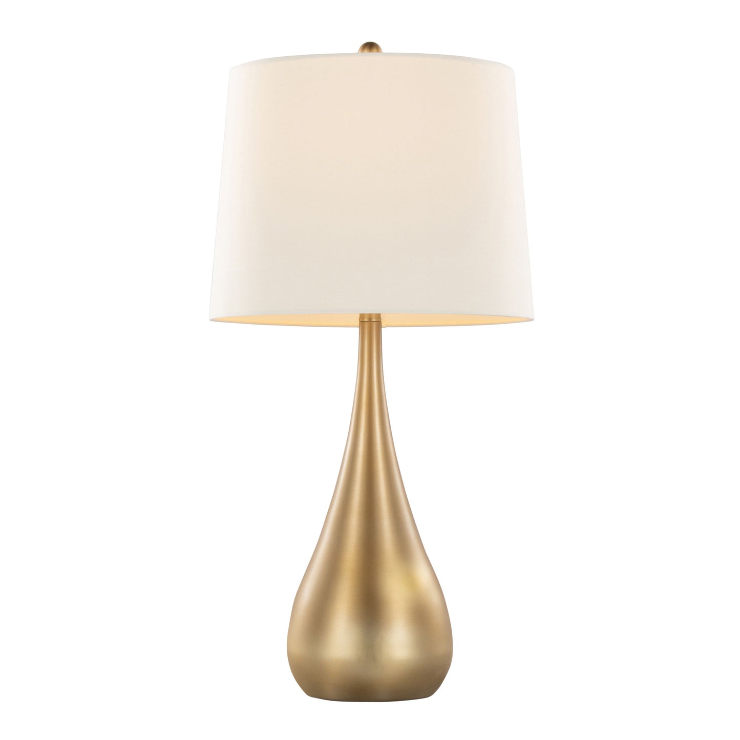 Pebble - Contemporary Table Lamp (Set of 2) - Gold / White