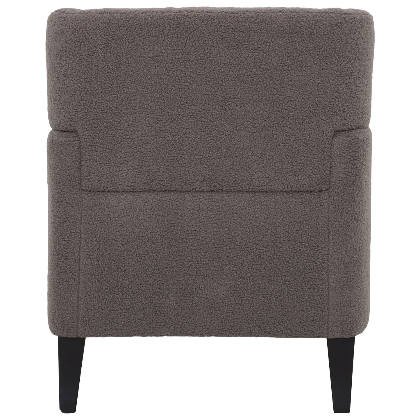 Upholstered Accent Chair Tufted Armchair For Living Room, Russet - Brown