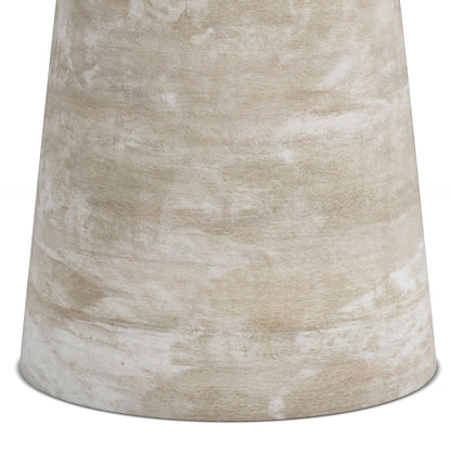 Robbie - Accent Table - Distressed White Wash