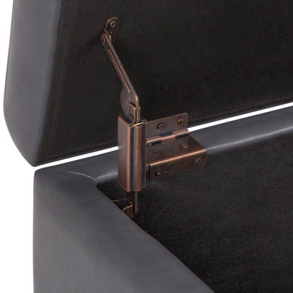 Hamilton - Storage Ottoman - Stone Gray