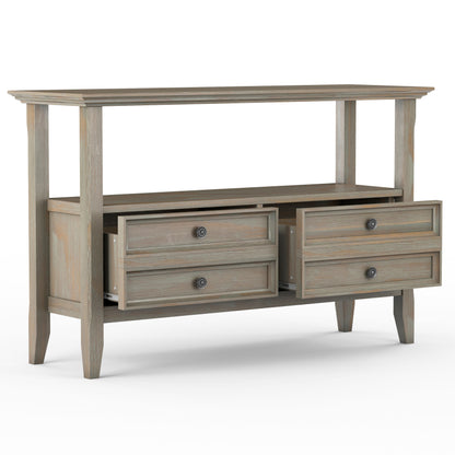 Amherst - Console Sofa Table - Distressed Gray
