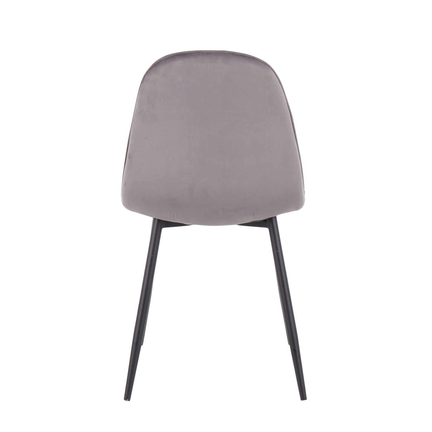 Pebble - Contemporary Chair (Set of 2) - Black / Gray