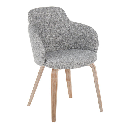 Boyne - Contemporary Dining / Chair (Set of 2) - Whitewashed / Dark Gray