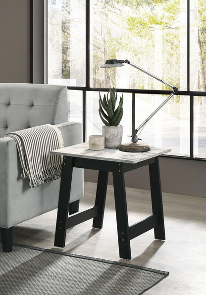 Hale - Velvet Armchairs And End Table Living Room (Set of 3) - Black