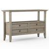 Amherst - Console Sofa Table - Distressed Gray