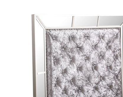 Twin Bed Modern Design - Silver Champagne