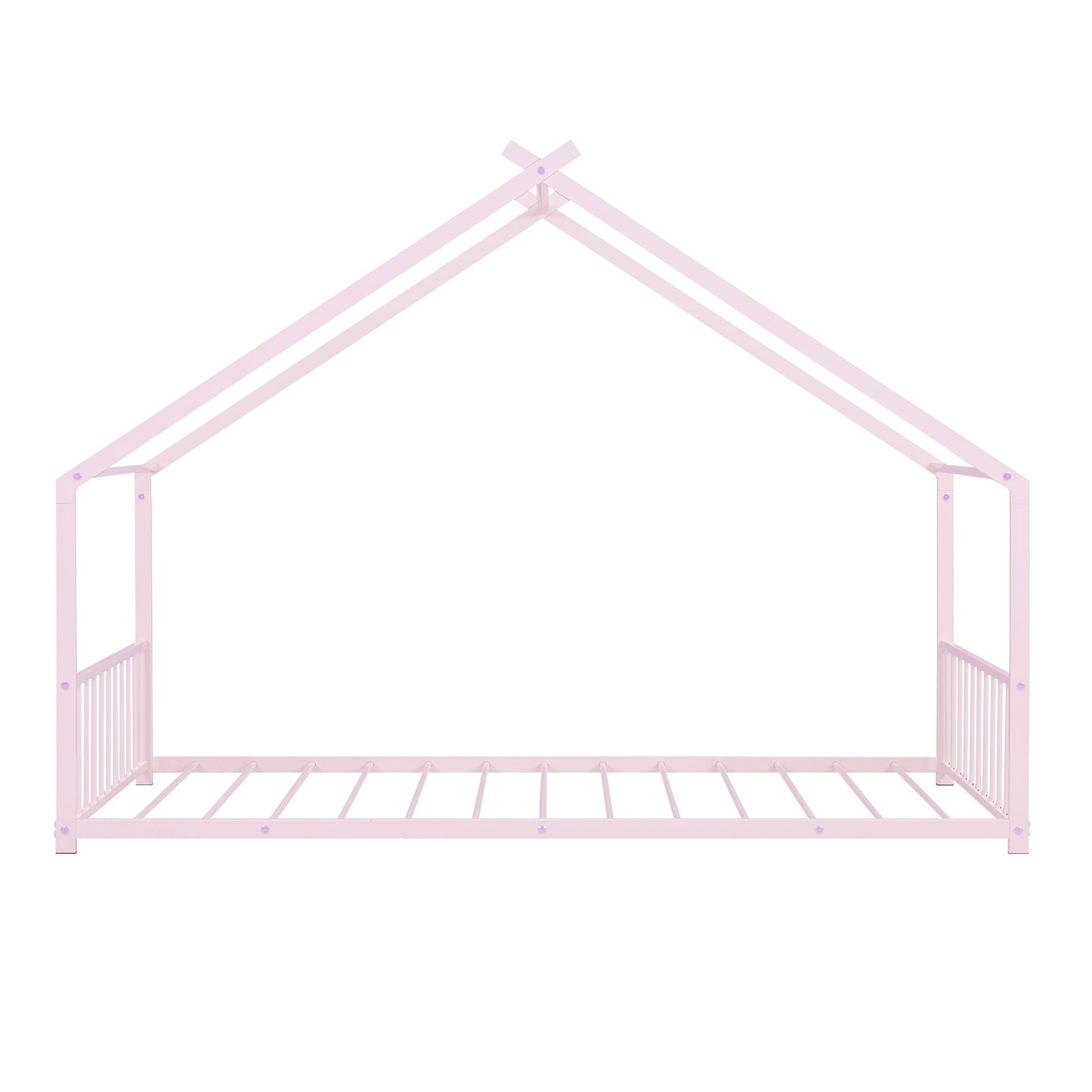 Twin Size House Bed - Pink