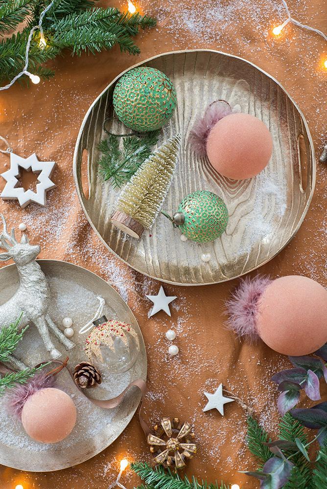 Christmas Ball Ornaments, Glass Decorative Hanging Ball Christmas Tree Ornaments For Holiday Party Decorations (Set of 12) - Green