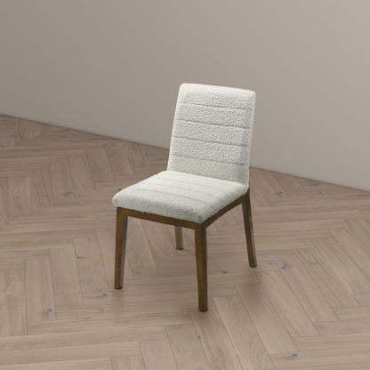 Ines - Dining Chair (Set of 2) - Brown / White